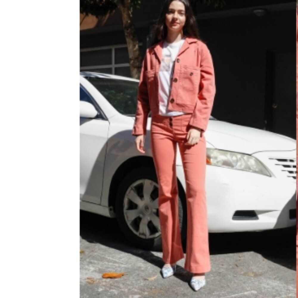 Like New! Paloma Wool Margherita Pants High Waisted in Coral in Size 36 - Picture 15 of 15